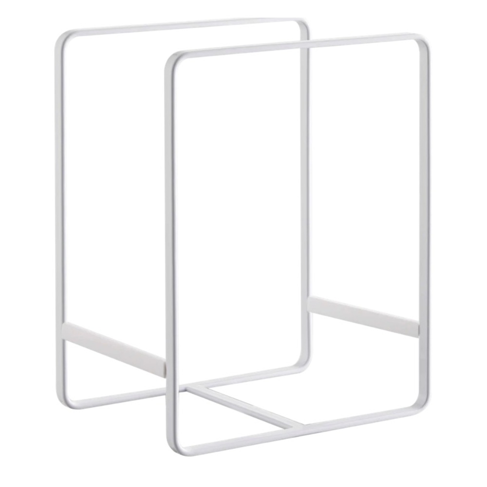 YAMAZAKI HOME Vertical Plate Holder, White